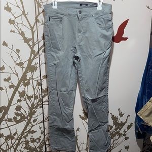 DKNY Mens Grey Khaki Style Pants